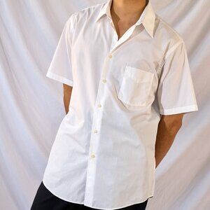 White short-sleeved shirt From Arrow.